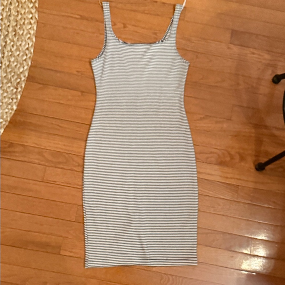 Zara Striped Sleeveless Dress size medium (runs small) nwot